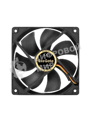 Вентилятор для корпуса ExeGate EX12025S3P-24 черный, 120 мм, 2100 об/мин, 35 дБ, 3 pin
