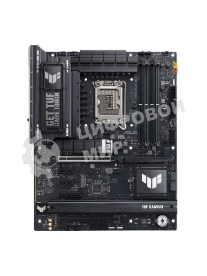 Материнская плата ASUS TUF GAMING Z890-PLUS WIFI, LGA 1851, Intel Z890, 4xDDR5, 4xSATA, 4xM.2, 1xPCIe 5.0 x16, 1xPCIe 4.0 x4, 1xDP, 1xHDMI, 1xUSB-C 3.2 Gen 2x2, 1xUSB-C Thunderbolt 4, 1x 2.5Gb LAN, 3xUSB-A 3.2 Gen 1, 3xUSB-A 3.2 Gen 2, 5x3.5 мм, 1xWi-Fi 7, ATX