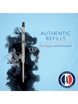 Стержень шариковый Waterman Standard Maxima (CWS0944480) M 1мм, черные чернила, блистер