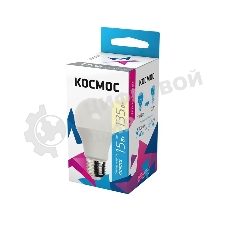 Лампа светодиодная Космос LED BASIC A60 15Вт 220В E27 3000К