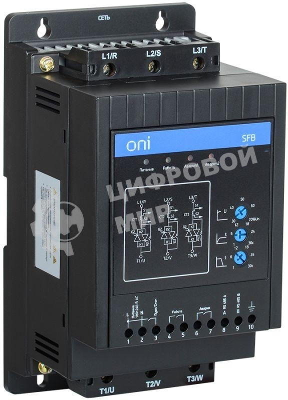 Устройство плавного пуска SFB 3Ф 380В 7.5кВт 15A Uупр 110-220В ONI SFB-33-D75-A-00