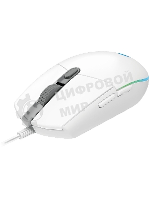 Мышь проводная Logitech G102 LIGHTSYNC белый, 8000 dpi, USB, кнопки - 6