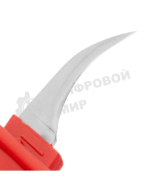 Нож диэлектрический Сибртех, серповидная рабочая кромка полотна