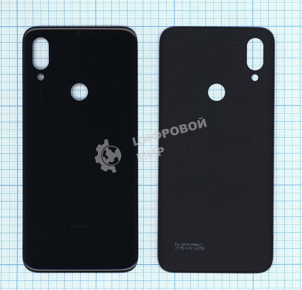 Задняя крышка для Xiaomi Redmi 7 черный