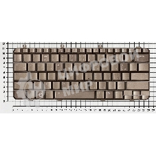 Клавиатура для ноутбука HP Pavilion DV3-1000 DV3z-1000 бронза с подсветкой