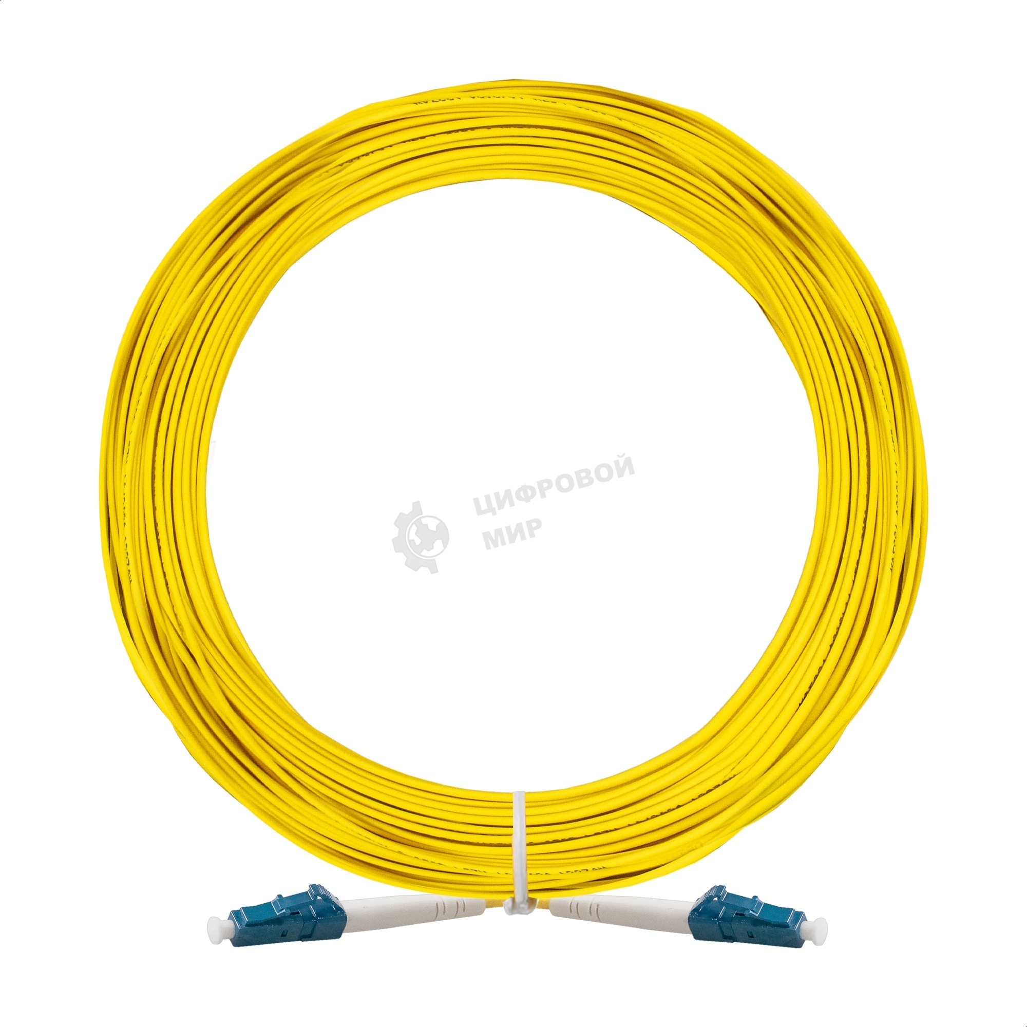 Патч-корд волоконно-оптический ExeGate FC-S-9-LC-LC-15M-LSZH (Шнур ВО SM 9/125 (OS2/G.652.D), LC/UPC-LC/UPC, Simplex, LSZH, 15 м)