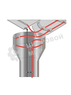 Греющий саморегулирующийся кабель Rexant POWER Line 30SRL-2CR 8M (8м/240Вт)