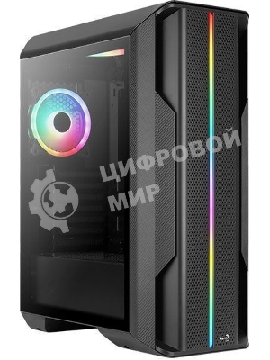 Компьютерный корпус Aerocool/Formula Splinter Duo-G-BK-v1 черный без БП mATX 2x120мм 2xUSB3.0 audio