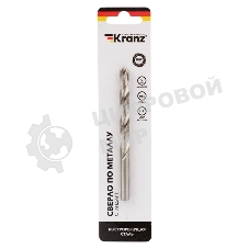 Сверло по металлу Kranz 9,0 мм HSS (1 шт. в упаковке) DIN 338
