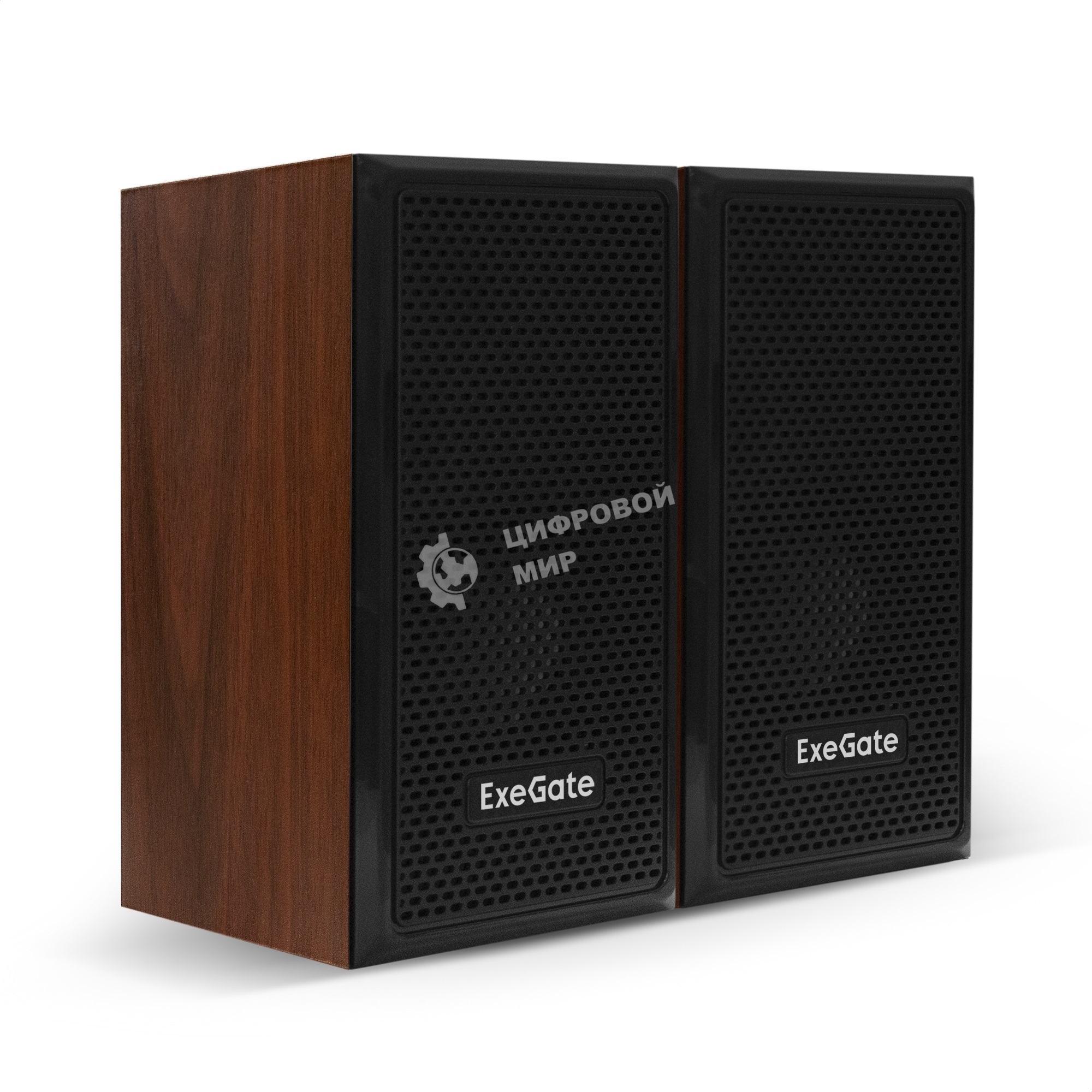 Акустическая система 2.0 ExeGate EX287058RUS Tango 312 (питание USB, 2х3Вт (6 Вт RMS), 80-20000Гц, светлое дерево)