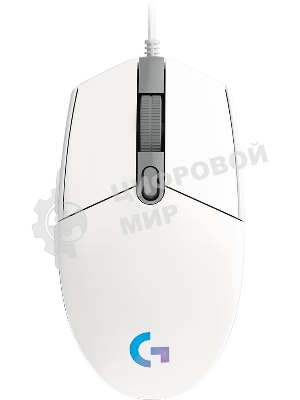 Мышь проводная Logitech G102 LIGHTSYNC белый, 8000 dpi, USB, кнопки - 6
