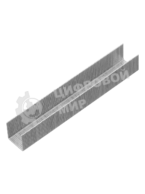 Скобы Matrix, 12 мм, для мебельного степлера, закаленные, тип 53, 1000 шт.