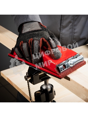 Брусок для шлифования Matrix 210 х 105 мм, пластиковый с зажимами