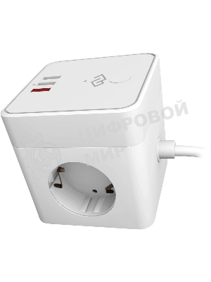 Умная розетка Digma DiPlug Cube 1 EU Wi-Fi белый (DPC13S)