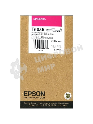 Картридж струйный Epson C13T603B00 пурпурный (220 мл) для Epson St Pro 7800/9800