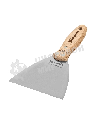 Шпательная лопатка Matrix из нержавеющей стали, 120 мм, буковая рукоятка, EFP