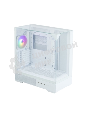 Компьютерный корпус ZALMAN P40 Prism, ATX, белый, WINDOW, 2x3.5