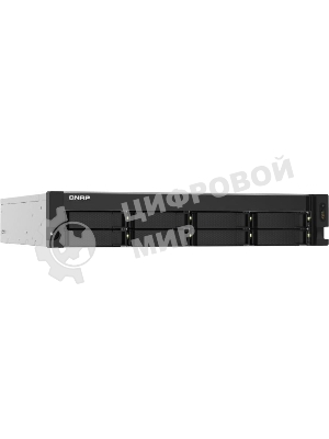 Сетевое хранилище без дисков SMB QNAP TS-832PXU-4G 8-Bay AL324 quad-core 1.7 GHz 2U rackmount NAS, 4Gb DDR4 UDIMM RAM (max 1x16Gb), SATA 6Gb/s, 2x 10GbE SFP+ LAN, 2x2.5 GbE LAN, 1x PCIe Gen2 x2 slot. W/o RAIL-B02