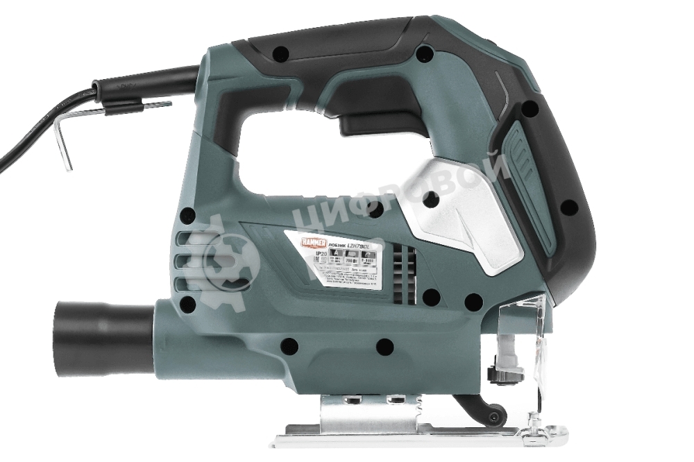 Лобзик Hammer Flex LZK790L 790Вт 0-3000ход/мин 90мм-дер 8мм-мет маятник
