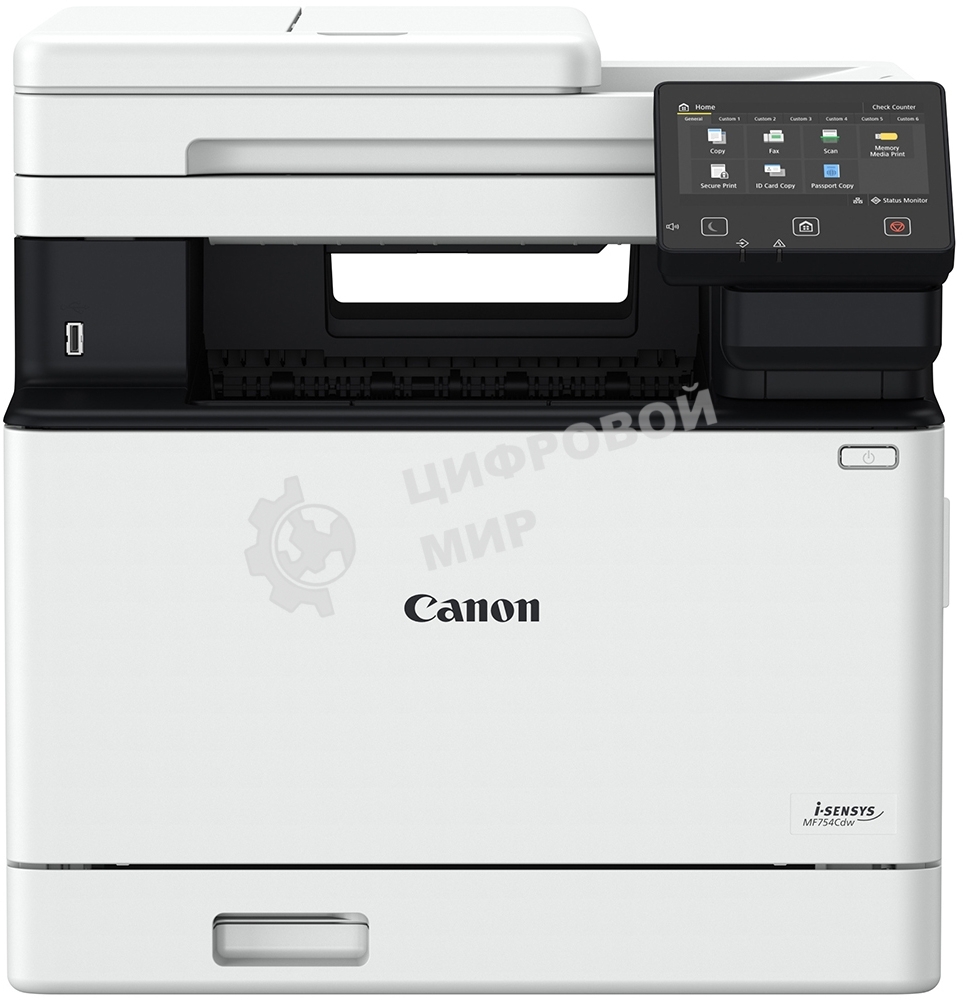 МФУ лазерное Canon i-Sensys Colour MF754Cdw (5455C009), А4, цветное, печ. 33 стр/мин., скан. до 50 стр/мин., 1200 x 1200 dpi (печать) 600x600dpi (скан.), USB, RJ-45, Wi-Fi, BlueTooth, Air Print, Mopria