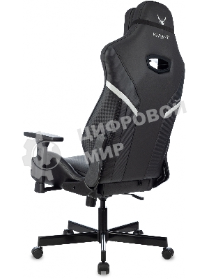 Кресло Knight Thunder 5X черный, экокожа, 120 кг, механизм качания