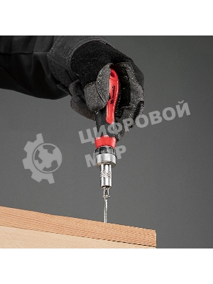 Отвертка реверсивная Matrix с набором бит и насадок торцевых, CrV,1/4