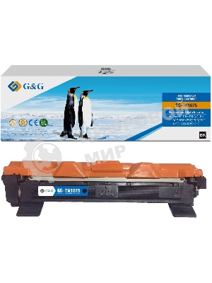Картридж лазерный G&G, аналог Brother TN-1075 1k