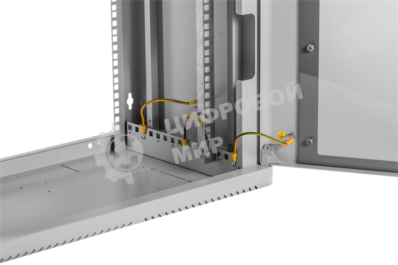 Шкаф ЦМО телекоммуникационный настенный сварной 12U (600 350) съемные стенки, дверь стекло