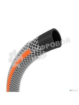 Шланг поливочный ПВХ 3-х слойный армированный 1/2дюйм 25м Стандарт Плюс ЧЕТЫРЕ СЕЗОНА 62-0224-1