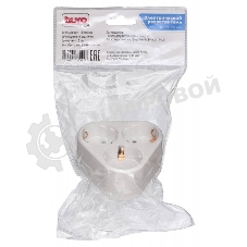 Сетевой разветвитель Buro BU-PS3VG-W (3 розетки) белый (пакет ПЭ)