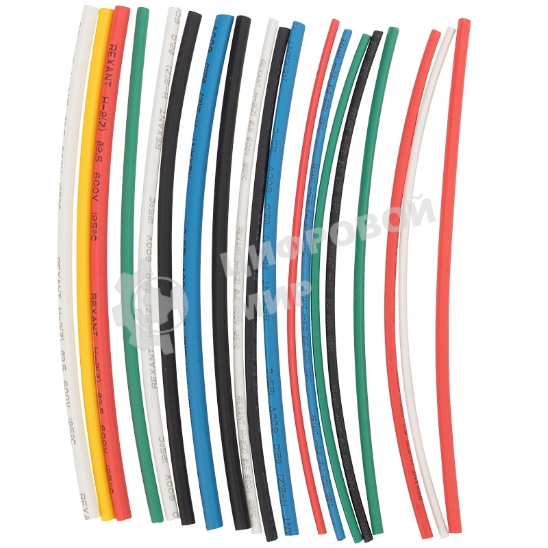 Термоусаживаемые трубки Rexant SMALL TUBE 2:1 (Набор 20 шт.)