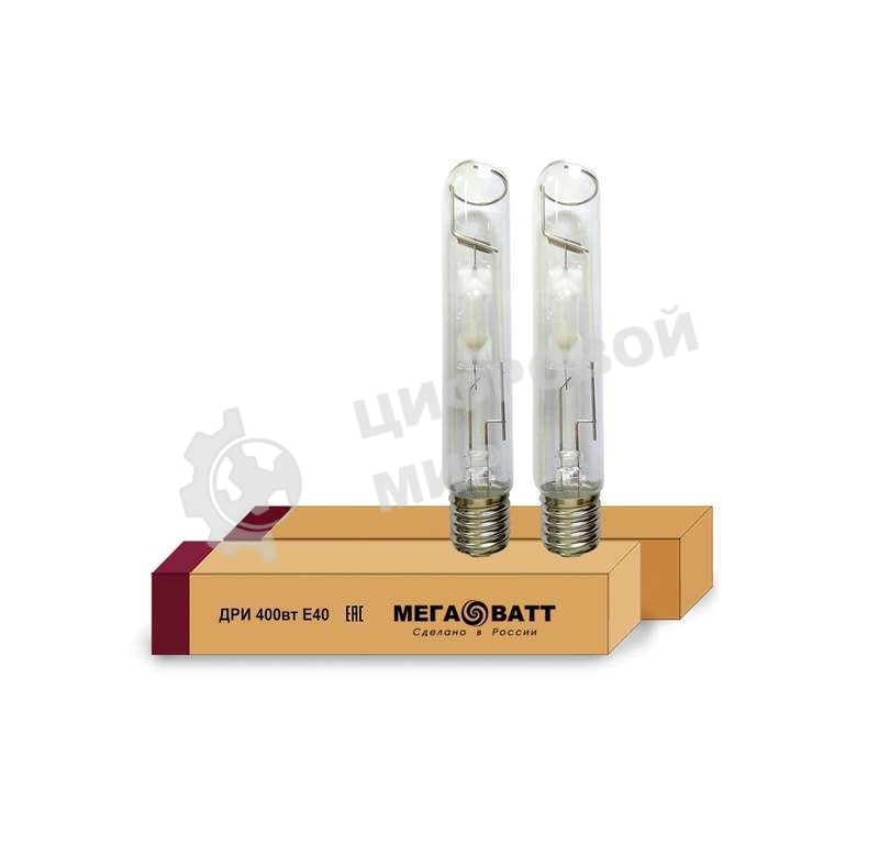 Лампа газоразрядная дуговая ртутная ДРИ 400/4000К E40 (25) МЕГАВАТТ 02973