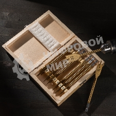 Набор сверл Matrix перовых по дереву, 10-12-14-16-18-20-22-25 мм 8 шт дерев,