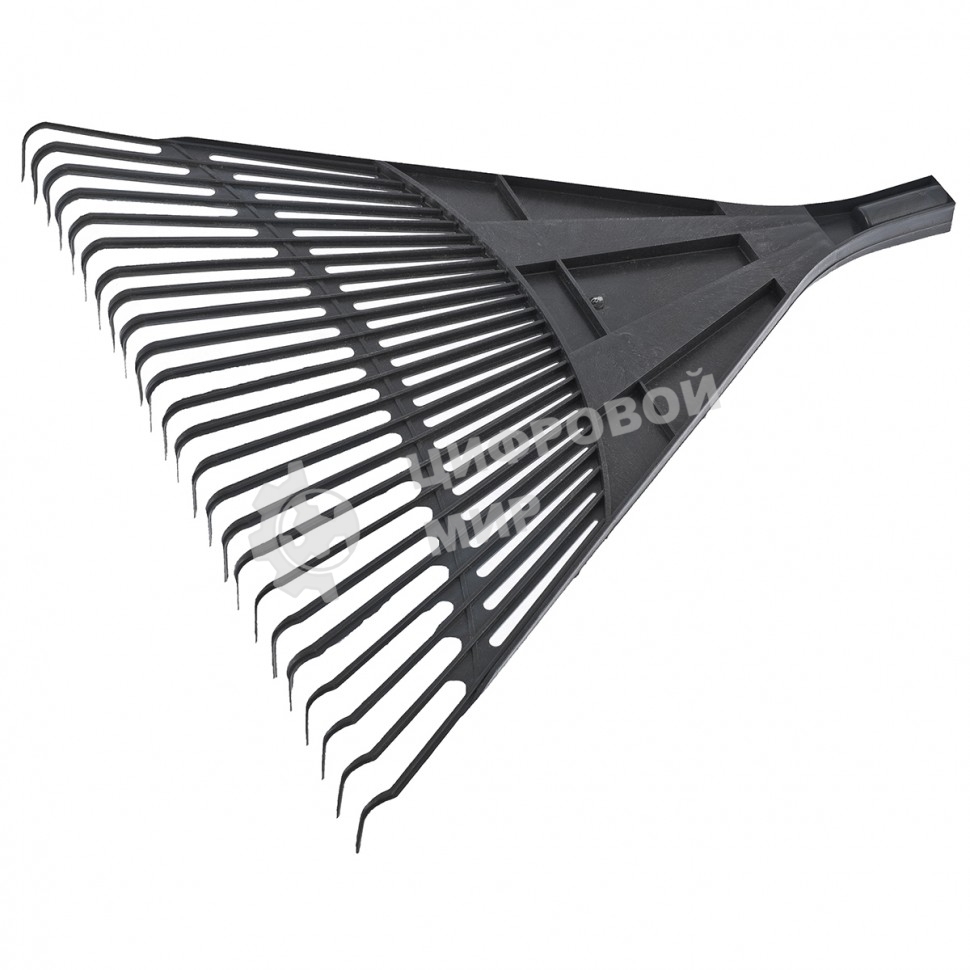 Грабли веерные пластиковые Сибртех, 600 мм, 24 плоских зуба, без черенка