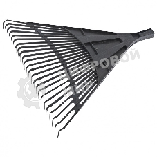 Грабли веерные пластиковые Сибртех, 600 мм, 24 плоских зуба, без черенка