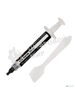 Термопаста ExeGate ETS-6WMK Silver, шприц с лопаткой, 30г