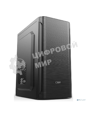 Компьютерный корпус CBR mATX Minitower MX10, c БП PSU-ATX450-08EC (450W/80мм), 2*USB 2.0, HD Audio+Mic, черный
