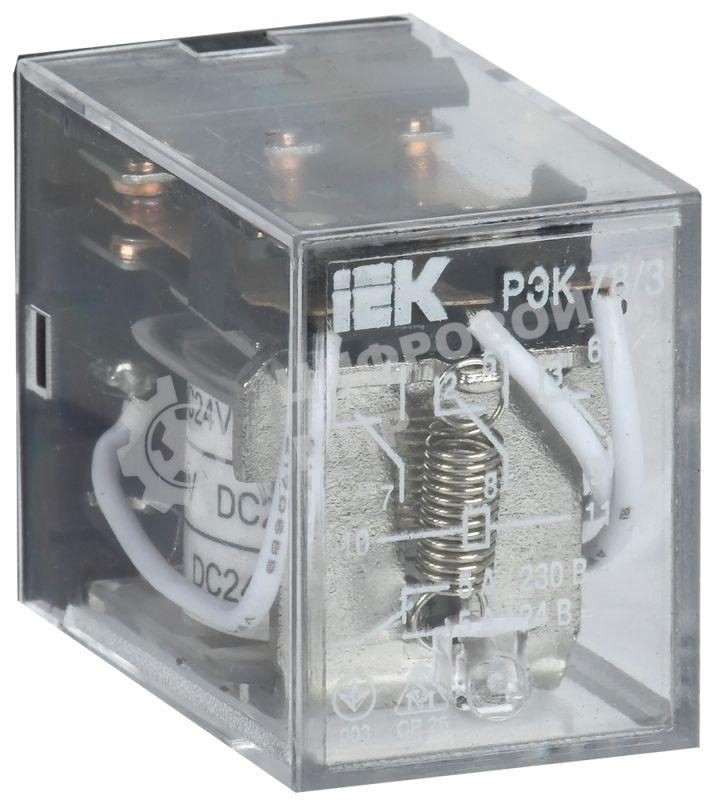 Реле РЭК 78-3 5А 24В DC IEK RRP20-3-05-024D