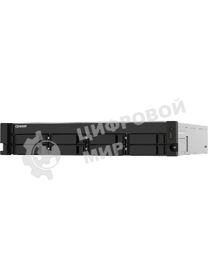 Сетевое хранилище без дисков SMB QNAP TS-832PXU-4G 8-Bay AL324 quad-core 1.7 GHz 2U rackmount NAS, 4Gb DDR4 UDIMM RAM (max 1x16Gb), SATA 6Gb/s, 2x 10GbE SFP+ LAN, 2x2.5 GbE LAN, 1x PCIe Gen2 x2 slot. W/o RAIL-B02