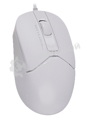Мышь проводная A4Tech Fstyler FM12S белый, 1200 dpi, USB, кнопки - 3