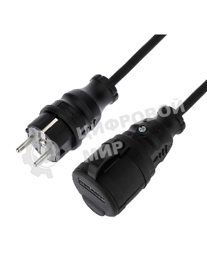 Удлинитель-шнур на рамке Rexant КГ 3х1.5, 10 м, морозостойкий, с/з, 16 А, 3500 Вт, IP44 (Сделано в России)