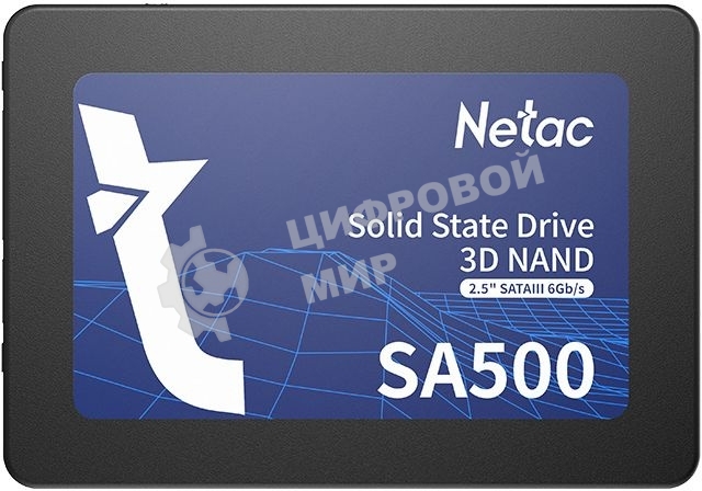 Накопитель SSD Netac SA500, 240Gb, SATA, 2.5