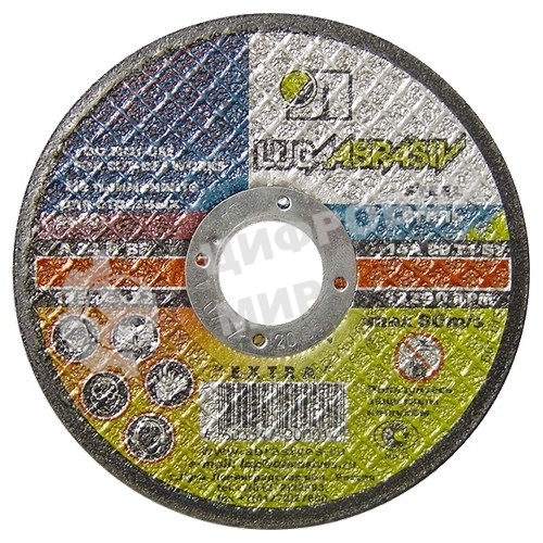 Круг шлифовальный по металлу, 230 х 6,0 х 22,2 мм, (Луга) Россия