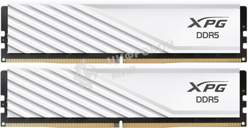 Оперативная память XPG Lancer Blade, DDR5, 32GB (2x16GB), 6400MHz, CL32, DIMM, с радиаторами, белый