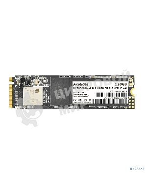 Накопитель SSD ExeGate Next KC2000TP120, 120Gb, M.2 2280, PCIe 3.0 x4, NVMe, R/W 1100/550