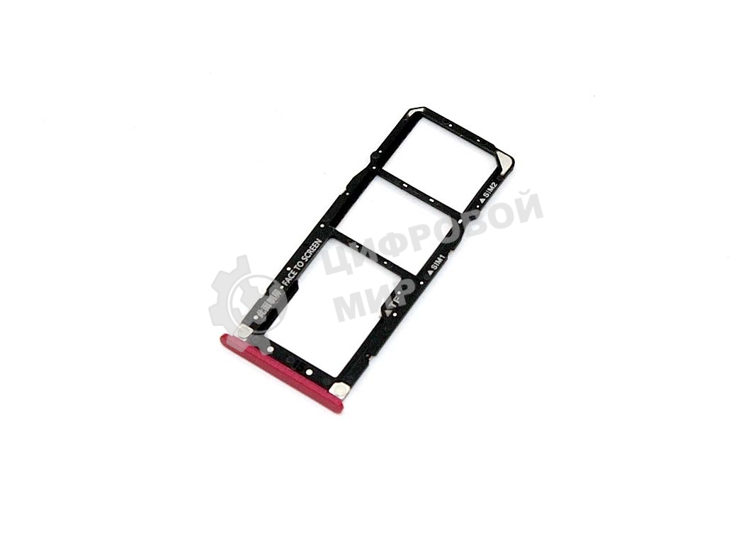 Лоток для SIM-карты Xiaomi Redmi 6 Pro красный