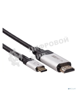 Кабель-адаптер VCOM CU423VA-1.8 HDMI A(m) -->USB 3.1 Type-Cm 4K@60Hz, 1,5 м 4895182218451