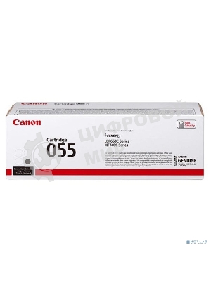 Картридж лазерный Canon 055 BK (3016C002) черный (2300 стр.) для Canon i-SENSYS серий MF740, LBP660