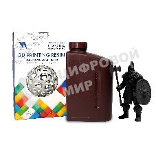 Фотополимерная смола NVPrint высокой детализации 14K Standard Resin черный для 3D печати 1 кг (бут)