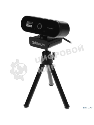 Веб-камера G-lens 2580 FullHD 1920x1080, 30 кадр/с, USB Type-A, микрофон (шумоподавление), автоматическая фокусировка, автоосвещение, штатив в комплекте